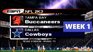 Week 1 Buccaneers vs Cowboys