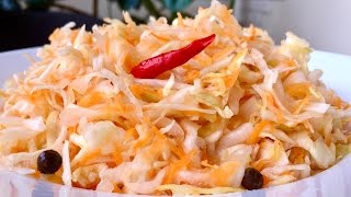 Квашеная Капуста (хрустящая и сочная) Очень простой рецепт | Sauerkraut Recipe