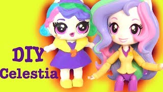 LOL Custom My Little Pony Celestia СВОИМИ РУКАМИ #Понификация | Май Литл Пони  Do it Yourself