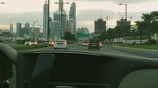 2018 11 27 17 51 Driving taxi, Ferarri, Timelapse Dubai, United Arab Emirates