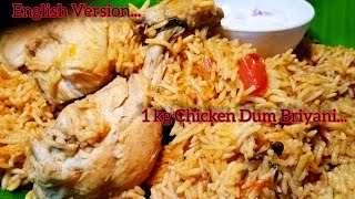 1kg Chicken Dum Briyani | Easy Quick Chicken Dum Briyani | Sedap !!!! | Lockdown 3.0 | Episode 12