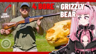 4 Bore Rifle vs Grizzly Bear //Pipi reacts to Kentucky Ballistics