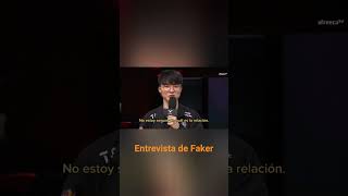 Faker entrevistado #sub #español  #2023 #lol #shorts #faker #leagueoflegends #t1 #lck  #subscribe