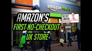 Amazon's first no-checkout UK store.