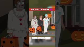 Halloween women 😨#horrorstory #shorts horror story