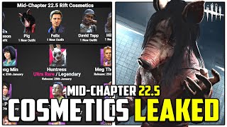 MID-CHAPTER 22.5 COSMETICS LEAKED! +PTB & Live Release Dates! - Dead by Daylight