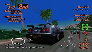 Gran Turismo 2 Arcade Tahti Road Record [Original + Emulation Enhanced]