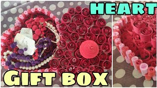 Quilling Gift Box Ideas |  gift for her | EASY Paper Craft Ideas | DIY Gift Box- #giftbox #Quilling