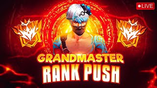 Well Come To Free Fire Livestream 😍🔥|| LIVE GRANDMASTER PUSH IN FREE FIRE || FAZU FF