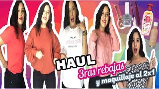 HAUL REBAJAS!!! BERSHKA, SHASA, YUYA, MAQUILLAJE 2x1 💄4x2 💅🏻