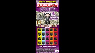 $20 - MONOPOLY DOUBLER - FLORIDA Lottery Bengal Scratch Off instant ticket!