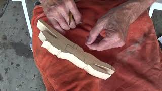 Whittling The Jill Motovidlak Folk Art Ichabod"s Flight Part 1