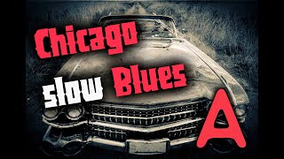 Blues Backing Track Jam - Ice B. - Chicago Slow Blues in A