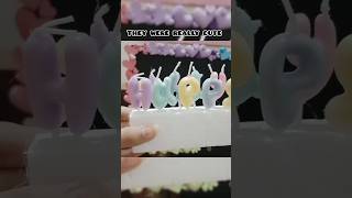 Cute pastel bday candles unboxing #shortvideo #trending #cute #viral #viralvideo #trendingshorts