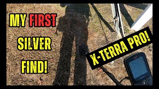 Metal Detecting An Old House Site For The First Time...and I Find Silver! The X-TERRA PRO NAILED IT!