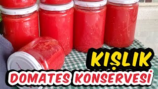 ✅KIŞLIK: DOMATES KONSERVESİ