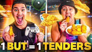 1 BUT = 1 TENDERS EN 1 VS 1 SUR ROCKET LEAGUE ! (IL RAGE QUITTE À CAUSE DE ..)