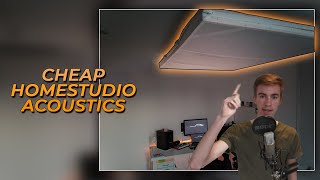 DIY Cheap acoustic panel - Homestudio Acoustics