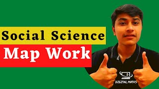 Map Work Class 10 SS | Map Work | SS | Class 10 Social Science | Digital Maths