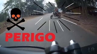 BIKE VLOG #1  A MULHER ATRAVESSOU NA MINHA FRENTE