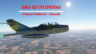 Polish MiG-15 Uti (1950s) - From Malbork to Gdansk