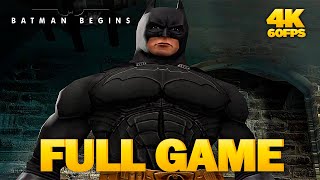 Batman Begins - Full Game Walkthrough Gameplay | 4K 60FPS - No Commentary