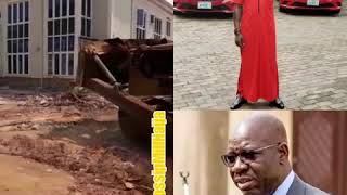 Governor Godwin Obaseki Demolishes The Multi Billion Naira Hotel Of Notorious Edo State Political Th