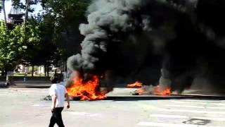 Reclamo de la UTA por el aumento del boleto frente a la Municipalidad de Gral.Pueyrredon