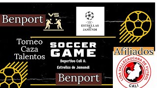 Estrellas de Jamundi 🆚 Benport Partido de fútbol  juvenil torneo Caza Talentos Categoría sub 20