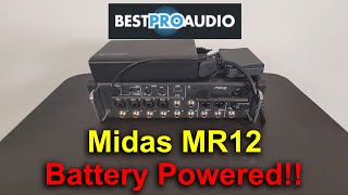 Battery Powered Portable Mixers: Midas MR12 (or Behringer XR12) - Video 2 of 2