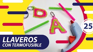 DIY - LLAVERO hecho con PEGAMENTO TERMOFUSIBLE - manualidades para niños