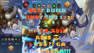 MINOTAUR best build 2021!! SI TANK BAR BAR!! HERO MOBILE LEGEND