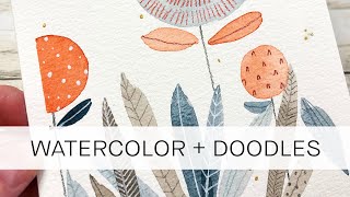 how to doodle with color pencils **for beginners