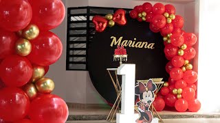 DECORACION DE FIESTA INFANTIL MINNIE