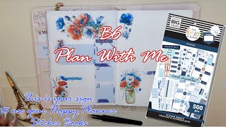 B6 Plan With Me | JULY MONTHLY | ft . Sweet T Plans | TheHappyPlanner #bulletjournal #b6planner #pwm