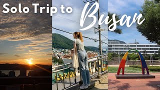 A Weekend of Self Care in Busan 🌼 | solo travel in Korea 🇰🇷