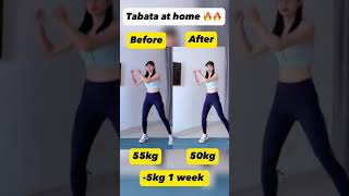 Weight Loss Workout Tabata Exercise #tabata #abs #tiktok #dance 19