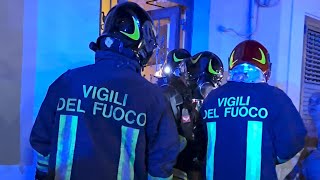 [INCENDIO ABITAZIONE] Intervento vigili del fuoco