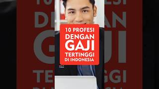 10 profesi dengan gaji tertinggi di Indonesia #shorts #closertv #vidioviral