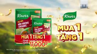 Hạt nêm Knorr Nấm Hương Organic - Mua 1 tặng 1 - Vu Lan 2022 - Miền Nam 6s