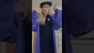 Congratulations!!!      Dr. Taylor Alison Swift #taylorswift #shorts