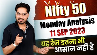 Nifty prediction | Nifty analysis for Tomorrow | 11 Sep | Monday Market Prediction