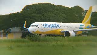 Cebu Pacific | Airbus 321neo | Push Back, Taxi and Take Off | Puerto Princesa International Airport.