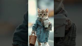 Beautiful cat walking Ai generated video 2024 #short #shortfeed #foryou #trending