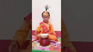 Makhan Chor #littlekrishna #babyactivities #cutebaby