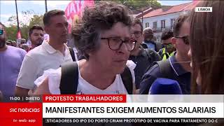 Protestos dos trabalhadores da Administração Local