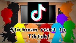 Stickman react to Tiktok! || AvM/AvA || GCRV