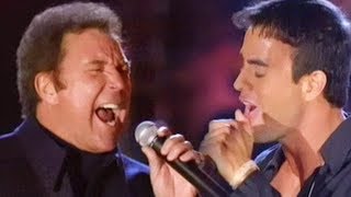 Enrique Iglesias & Tom Jones - Fire (LIVE)