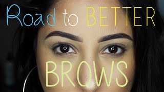 The Road To BETTER BROWS: Updated EYEBROW Routine