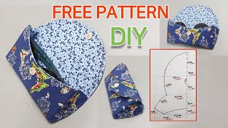 DIY sunglass case/Free pattern/안경케이스 만들기/쉬운 바느질/패턴공유